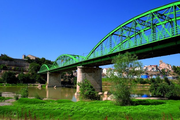 Ribera Alta del Ebro. Gallur. Puente de las Arcadas.